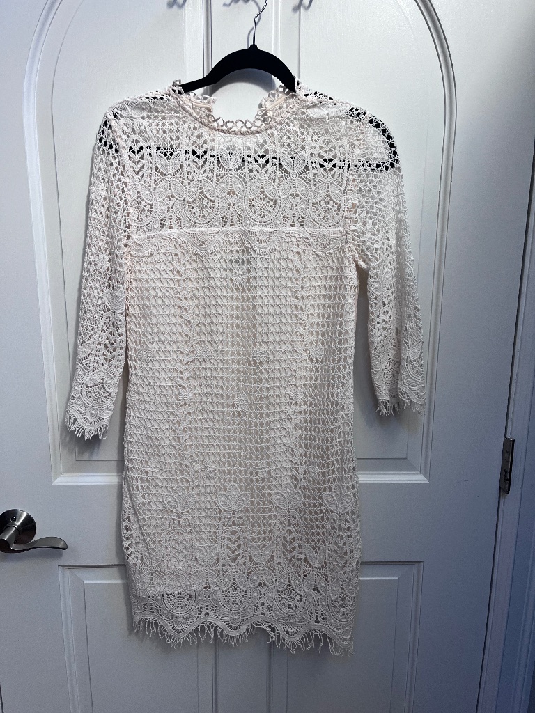Dolce Vita Cream Lace Dress, Size Xs